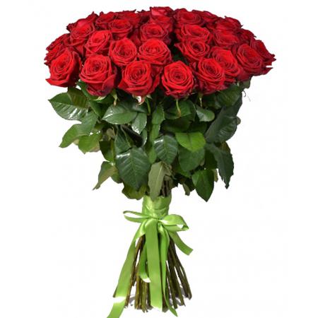 51 красная роза «Ред Наоми» 70 см
